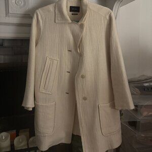Isabel Marant Ivory Spring Coat